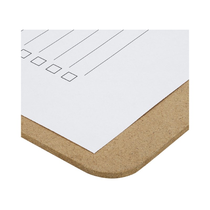 Läufer pince-bloc A4, carton dur marron, pince papillon
